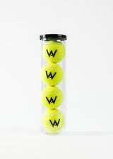 Academy.Yellow Tennisbälle 4 Stk. Limited Edition