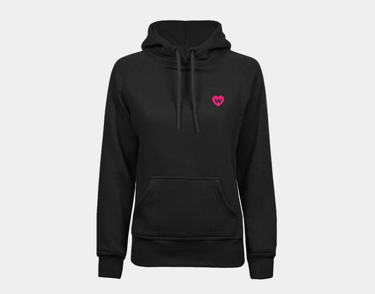 Damen Hoodie Black Night
