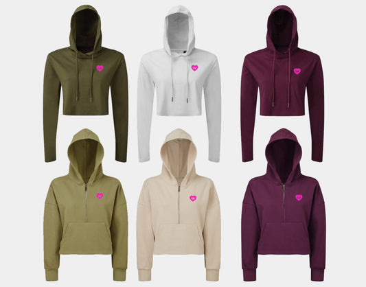 Damen Sweat Hoodie & Zipper - Love Collection
