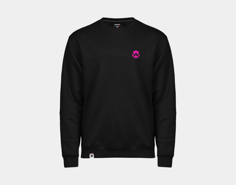 Sweatshirt kleines Logo Herren "Schwarz"